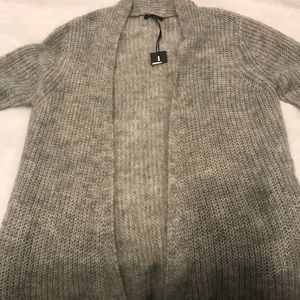 Gray Duster Sweater